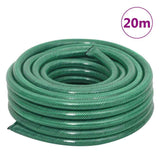 Green Hose Reel Cart with Hose Fitting Set 0.75" 20 m PVC 3281525