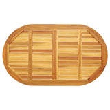 Table Top Oil Natural 120 x 70 x 2 cm Solid Acacia Wood 4108102