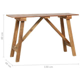 Console Table 130x40x80 cm Mixed Recycled Wood 283916