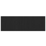 Bed Headboard Black Oak 240 x 1.5 x 80.5 cm Engineered Wood 862085