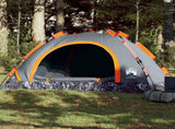 Camping Tent 3-Person Grey and Orange Quick Release 4004167