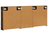 Bathroom Cabinet Set 3 pcs 110 x 10.5 x 60.5 cm Engineered wood 3403718
