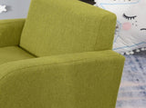 Children Armchair Mini Sofa Wood Frame Anti-Slip Legs High Back T3398P347642