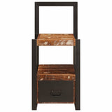 Valet Stand Multicolour 40 x 40 x 90 cm Solid Reclaim Wood 4015986