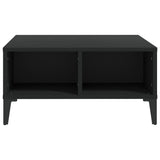 Coffee Table Black Engineered wood, metal 60 cm x 60 cm x 30 cm 805987