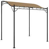 Canopy Taupe 2x2.3 m 180 g/m Fabric and Steel 362393