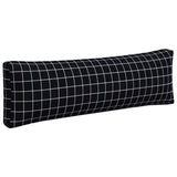 Pallet Cushions 3 pcs Black Check Pattern Oxford Fabric 360960