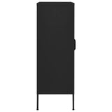Storage Cabinet Black 80x35x101.5 cm Steel 336178