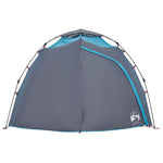 ZNTS Camping Tent Dome 4-Person Blue Quick Release 4004243