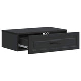 Wall-Mounted Side Table Black 59 x 34.5 x 17 cm Engineered Wood 899336