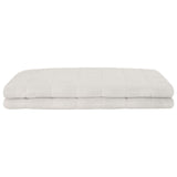 Weighted Blanket White 120 x 180 cm 5 kg 100% Cotton 205T 42043979