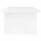 Coffee Table High Gloss White 93 x 53 x 33 cm Engineered Wood 891144