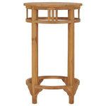 ZNTS 3 Piece Garden Bar Set Solid Teak Wood 3053646