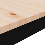 Bar Table Natural 200 x 100 x 105 cm Solid Pine Wood 3416327