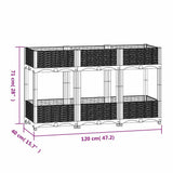 Raised Bed 120x40x71 cm Polypropylene 316521