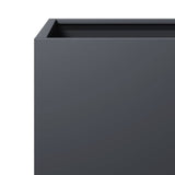 Garden Planter Anthracite 50x50x50 cm Steel 851215