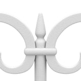Lawn Edgings 17 pcs White 10 m PP 318300