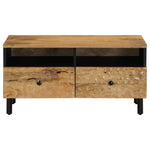 ZNTS Coffee Table 80x54x40 cm Solid Wood Mango 356904