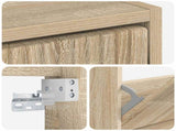 Wall-Mounted Shoe Cabinet HOORN 71 x 17 x 86 cm Engineered Wood 897297