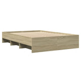Bed Frame Sonoma Oak Engineered Wood, Plywood Small Double 3295697