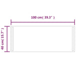 LED Bathroom Mirror 40x100 cm 3154070