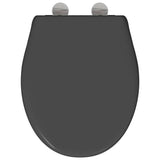 Toilet Seat Anthracite 47 x 37 x 4 cm Duroplast 42002350