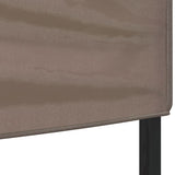 Folding Party Tent Taupe 3x3 m 93519