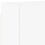 5 Piece TV Wall Units White Engineered Wood 3216457