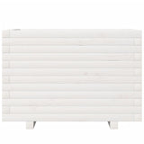 Garden Planter White 70x40x49.5 cm Solid Wood Pine 847369