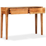 244957 Console Table Solid Wood 118x30x80 cm