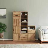 Side Cabinets 5 pcs ODDA 40x24x79 cm Solid Wood Pine 3365362