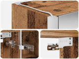 Bathroom Mirror Cabinet Old Wood 63.5 x 15.5 x 70 cm 889245