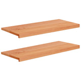 Window Sills 2 pcs Varnished 100 x 40 x 2 cm Solid Beech Wood 42048242