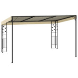 Wall-mounted Gazebo 4x3x2.5 m Cream 47998