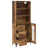Highboard Old Wood 69.5 x 34 x 180 cm Engineered Wood 3415647