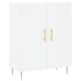 Highboard White 69.5x34x180 cm Engineered Wood 3189941