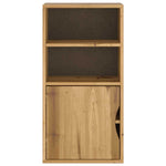 ZNTS Side Cabinet ODDA 40x24x79 cm Solid Wood Pine 4103595