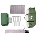Cabin Tent 3-Person Green and White 320 x 320 x 203 cm 42004032