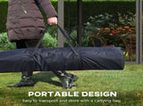 3 x 3 Pop Up Gazebo, Double-roof Garden Tent with Netting and Carry Bag, Party Event Shelter for T3398P314749