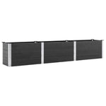 ZNTS Garden Raised Bed 300x50x54 cm WPC Grey 318099