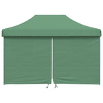 Foldable Party Tent Pop-Up with 4 Sidewalls Green 4005024