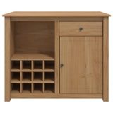 Kitchen Trolley PANAMA 2 pcs Honey Wax 112 x 77 x 90 cm 3425392