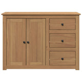 Sideboard with Drawers Panama 112x40x80 cm Solid Wood Pine 4016385