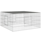 Rabbit Cage 110x110x55 cm Galvanised Iron 171562