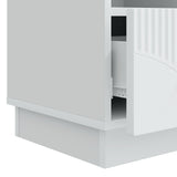 TV Cabinet with Drawer White 102 x 34.5 x 47 cm Engineered Wood 895365