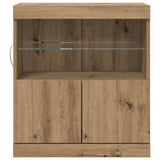 LED Sideboard Brown 60.5 x 37 x 67 cm Engineered Wood 863028