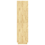 Book Cabinet/Room Divider 80x35x135 cm Solid Pinewood 810889