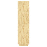 Book Cabinet/Room Divider 80x35x135 cm Solid Pinewood 810889
