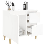 Bathroom Cabinet White 65x33x60 cm Engineered Wood 819820