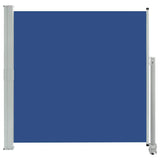 Patio Retractable Side Awning 160x300 cm Blue 48350